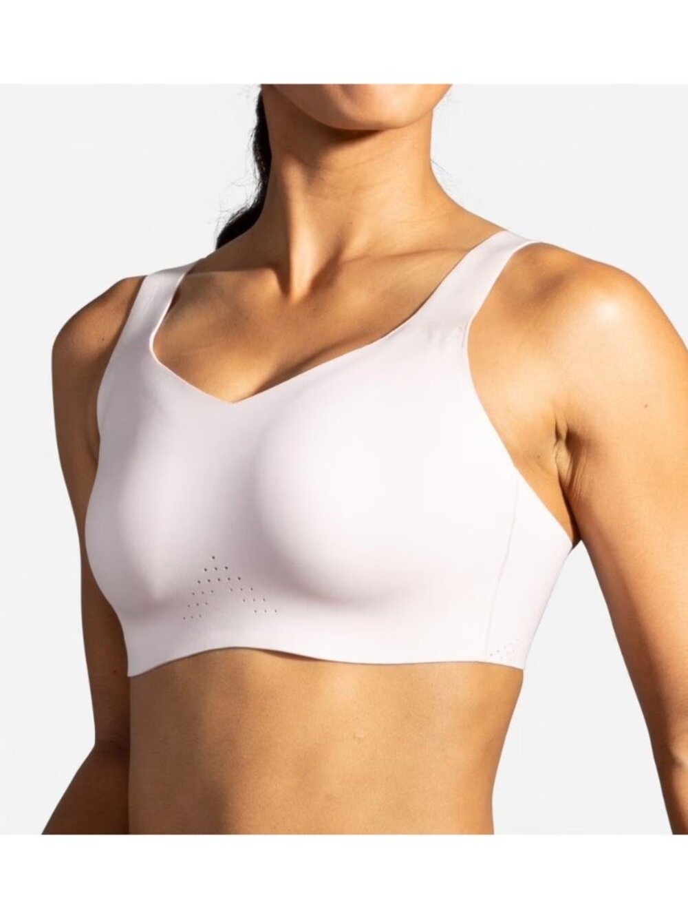 Brooks Womens 38DD Pink Dare Underwire Sports Bra High Impact Running NEW
